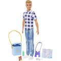 Produktbild: Mattel HHR66 Barbie Abenteuer zu zweit Ken Camping-Puppe und Zubehör. Spielzeug