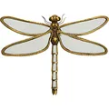 Produktbild: KARE Design Wandschmuck Dragonfly Mirror Gold, Glas verspiegelt, Wanddekoration, Accessiore, Dekofigur, 36x5x47cm