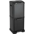 Produktbild: Svita 3xcombo 32L Mülleimer Mülltrennsystem Abfalleimer Mit Fächern Schwarz
