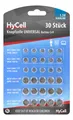 Produktbild: HyCell Alkaline Knopfzellen Set AG1, AG3, AG4, AG10, AG12, AG13, 30 Stück