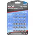 Produktbild: HyCell Knopfzellen-Set je 5x AG 1, AG 3, AG 4, AG 10, AG 12, AG 13