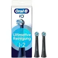 Produktbild: Oral-B iO Ultimate Clean iO Ultimative Reinigung, Original Aufsteckbürsten, Schwarz, 2 Stück