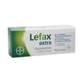 Produktbild: Lefax extra Kautabletten - mit 105 mg Simeticon - bei gasbedingten Magen-Darm-Beschwerden und mäßigen Blähungen - mit Pfefferminzgeschmack - 1 x 50 Tabletten