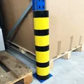Produktbild: Regalanfahrschutz Rammschutz 600 mm für Palettenregale mit Holmbreite 76-120 mm