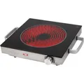Produktbild: Proficook Kochplatte PC-EKP 1210, Infrarot-Einzelkochplatte, silber, 2000 Watt