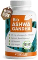 Produktbild: BIO Ashwagandha Kapseln 180x mit KSM-66 Bio-Ashwagandha - 600 mg Ashwagandha-Wurzelextrakt in Bio-Qualität - laborgeprüft mit Zertifikat - Vorrat für 3 Monate
