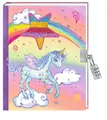 Produktbild: Tagebuch: Einhorn-Paradies - Mein Tagebuch mit Zahlenschloss