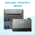 Produktbild: Anker SOLIX Power Dock Multisystem mit Anker Solarbank 3 E2700 Pro + BP2700 Akku