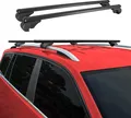 Produktbild: OMAC Universal Dachträger Gepäckträger für Auto 75kg 120cm Aluminium Schwarz 2x
