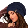 Produktbild: Damen Beanie Mütze Warme Wintermütze mit Weichem Innenfutter Gefütterte Stric...