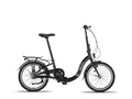 Produktbild: PACTO Seven N7 Klapprad 20 Zoll mit Schnelles Faltsystem (10 Sek), Aluminiumrahmen, Leichtgewicht (16KG), 7 Nabenschaltung, Handbremsen + Rücktrittbremse, LED-Licht, Faltrad (Schwarz)