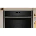 Produktbild: Neff B6ACJ7AG3 gr Einbau-Backofen A+ AirFry 7 Heizarten 71L Pyrolyse - Schwarz/Grau