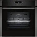Produktbild: Neff B6ACJ7AG3 N50 A+ Einbaubackofen, 59,4 cm breit, 71 L, Pyrolyse, 7 Heizarten, TouchControl, Grillfunktion, Kindersicherung, Hide Tür, Air Fry, Graphite-Grey