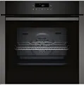 Produktbild: Neff B6ACJ7AG3 Einbaubackofen mit Pyrolyse, 71 Liter, Edelstahl, Heissluft
