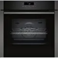 Produktbild: Neff B6ACJ7AG3 N50  Einbaubackofen, 59,4 cm breit, 71 L, Pyrolyse, 7 Heizarten