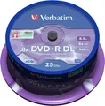 Produktbild: Verbatim 25 x DVD+R DL - 8.5 GB 8x - mattsilber
