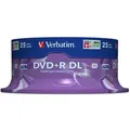 Produktbild: Verbatim DVD+R Double Layer 8x Matt Silver 25pk Spindle 8,5 GB DVD+R DL 25 Stück(e)