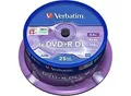 Produktbild: Verbatim DVD+R DL Silber 8x 8.5 GB 25 Stück