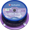 Produktbild: Verbatim DVD+R Double Layer 8,5GB 8x 25er Spindel Matt Silber Rohlinge DL