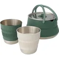 Produktbild: Detour Stainless Steel Kettle Cook Set 3-teilig - Kochset green-grey