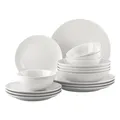 Produktbild: Rosenthal Mesh Weiß Kombiset (mit Müslischale) 16-tlg. Mesh Weiß 11770-800001-28370