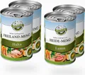Produktbild: Bellfor Starter-Paket Nassfutter - Getreidefrei: 2 x Bellfor Freiland-Menü 400 g, 2 x Bellfor Heide-Menü 400 g - 1,600.00 g
