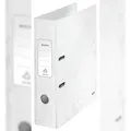 Produktbild: Leitz 180° WOW Breit Ordner DIN A4 80 mm Weiß 2 Ringe 1005 Laminierter Karton Hochformat