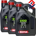 Produktbild: 3x4 Liter Motul 5100 10W30 4-Takt Motorradöl 10W-30 4T Öl JASO MA2 API SP 104063