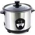 Produktbild: Elektrischer Reiskocher Edelstahl 1,5 Liter, Warmhaltefunktion - 500 Watt