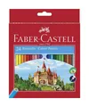 Produktbild: Faber-Castell Buntstift 24 FABER-CASTELL Castle Buntstifte, (Packung, 24-tlg., Buntstifte), leuchtende Farben