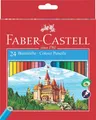 Produktbild: 24 FABER-CASTELL CASTLE Buntstifte farbsortiert