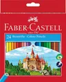 Produktbild: 1-20x FABER-CASTELL Hexagonal-Buntstifte CASTLE, 24er Kartonetui BIS 62% RABATT