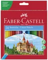 Produktbild: 24 FABER-CASTELL Hexagonal-Buntstifte CASTLE, 24er Kartonetui