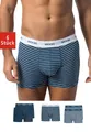 Produktbild: SNOCKS Boxershorts Enge Pants Herren Unterhose mit Streifen (6-St) aus Bio-Baumwolle, ohne kratzenden Zettel