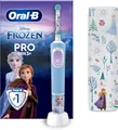 Produktbild: Oral-B Pro Kids Frozen Elektrische Zahnbürste inkl. Sensitiv+ Modus, 4 Sticker