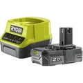 Produktbild: Ryobi - Starter Set Akku + Ladegerät 18V one+ 1 Akku 2Ah + Ladegerät - RC18120-120