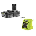Produktbild: Ryobi ONE+ 18V Akkuset inkl. Akku 18V / 2.0Ah + Ladegerät RC18115