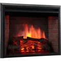 Produktbild: Kaminio Elektrokamin Luca Einbaukamin Heizung, 3D-Flammeneffekt, 9 Flammen 23 Zoll