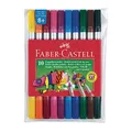 Produktbild: Faber-Castell Doppel Spitze Filzstifte 10er Pack