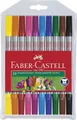 Produktbild: Faber-Castell Faserstift Faber-Castell Doppelfasermaler 10er Etui