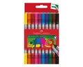Produktbild: Faber-Castell Filzstift, (10-tlg), mit zwei unterschiedlichen Spitzen