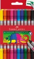 Produktbild: Faber-Castell Filzstift Faber Castell Doppelfasermaler Filzstifte 10 Stück