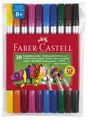 Produktbild: Faber-Castell 151110 Doppelfasermaler farbig sortiert im Etui(S)