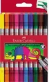 Produktbild: Faber-Castell Doppelfasermaler 151110 sortiert 10 St./Pack.
