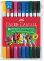 Produktbild: FABER-CASTELL Doppelfasermaler, 10er Etui