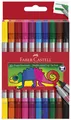 Produktbild: 10 FABER-CASTELL Doppelfasermaler, 10er Etui