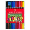 Produktbild: 4005401511106 Flamastry dwustronne 10 kolorów FABER CASTELL Faber Castell