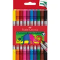 Produktbild: Flamastry dwustronne etui 10 kolorów Faber-Castell AMEX Stationery sp. z o.o.