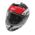 Produktbild: CGM Helm Motorradhelm Schutzhelm 330S Riot Space Weiß Schwarz Rot S 55 56 cm Ame