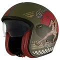 Produktbild: Helm Helmet Jet Vintage Pin Up Military Bm PREMIER SIZE S